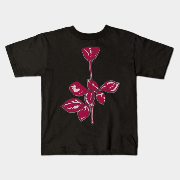 Depeche Mode Rose Kids T-Shirt by Tandit Store